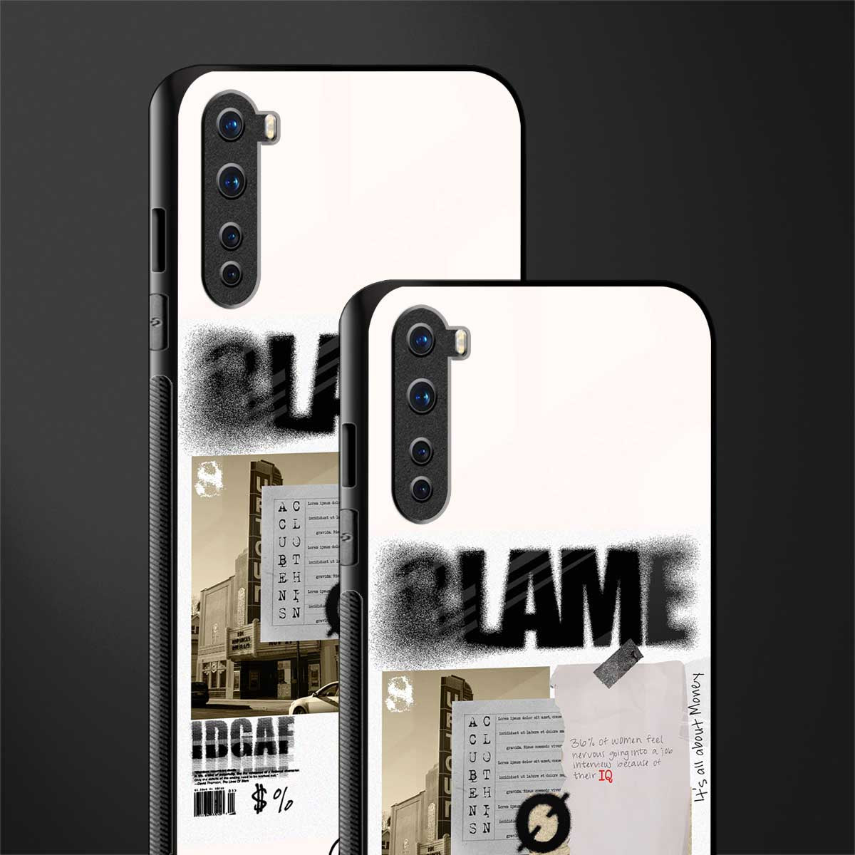 blame glass case for oneplus nord ac2001 image-2