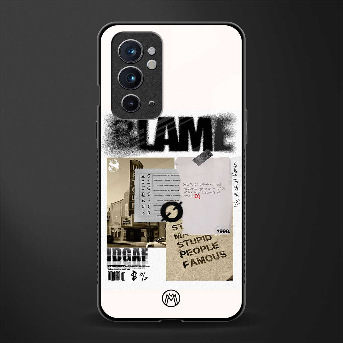 blame glass case for oneplus 9rt image