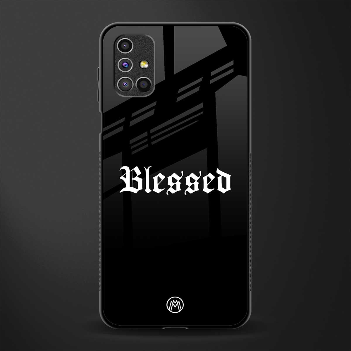 blessed glass case for samsung galaxy m51 image