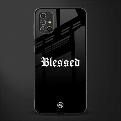 blessed glass case for samsung galaxy m51 image