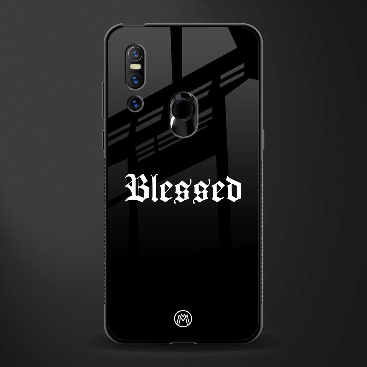 blessed glass case for vivo v15 image