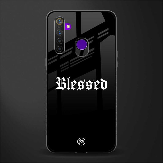 blessed glass case for realme 5 image