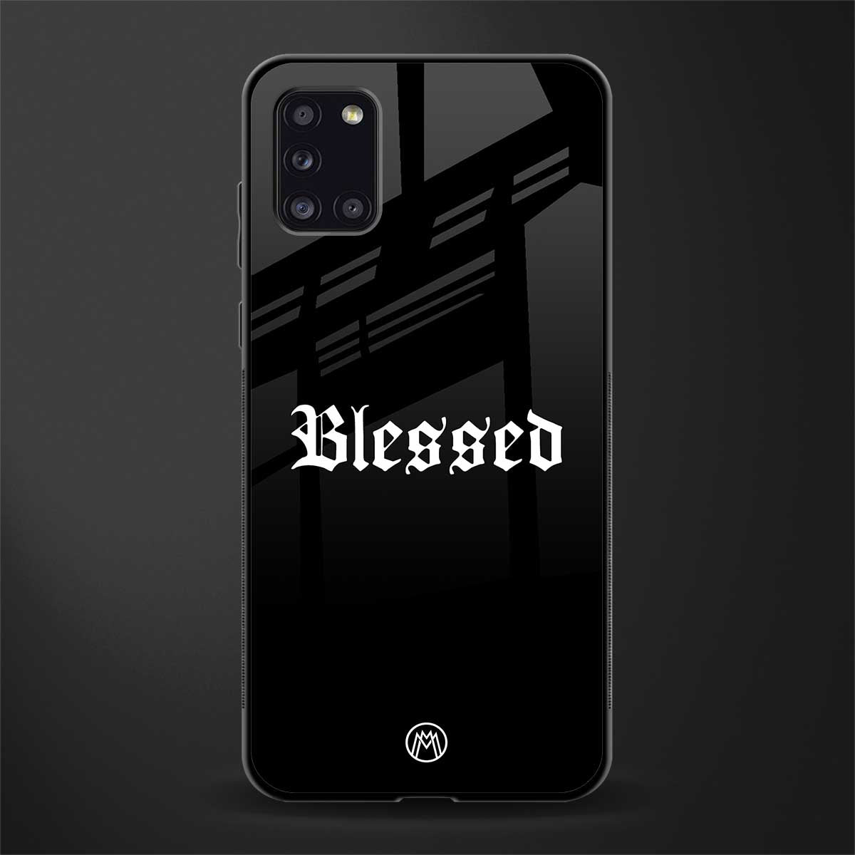 blessed glass case for samsung galaxy a31 image