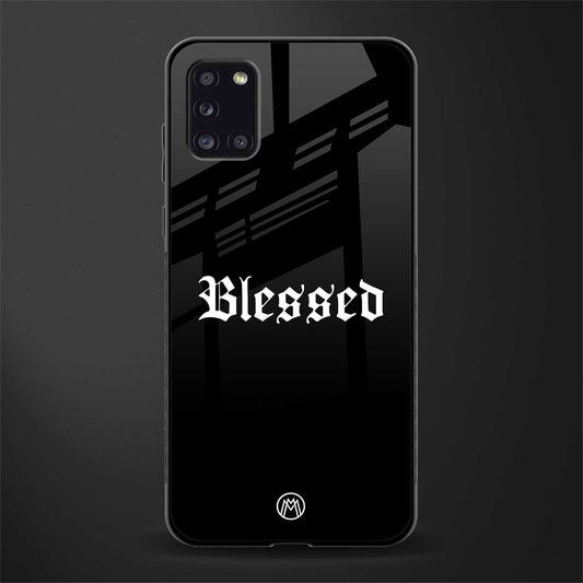 blessed glass case for samsung galaxy a31 image