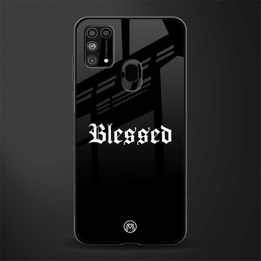 blessed glass case for samsung galaxy m31 image