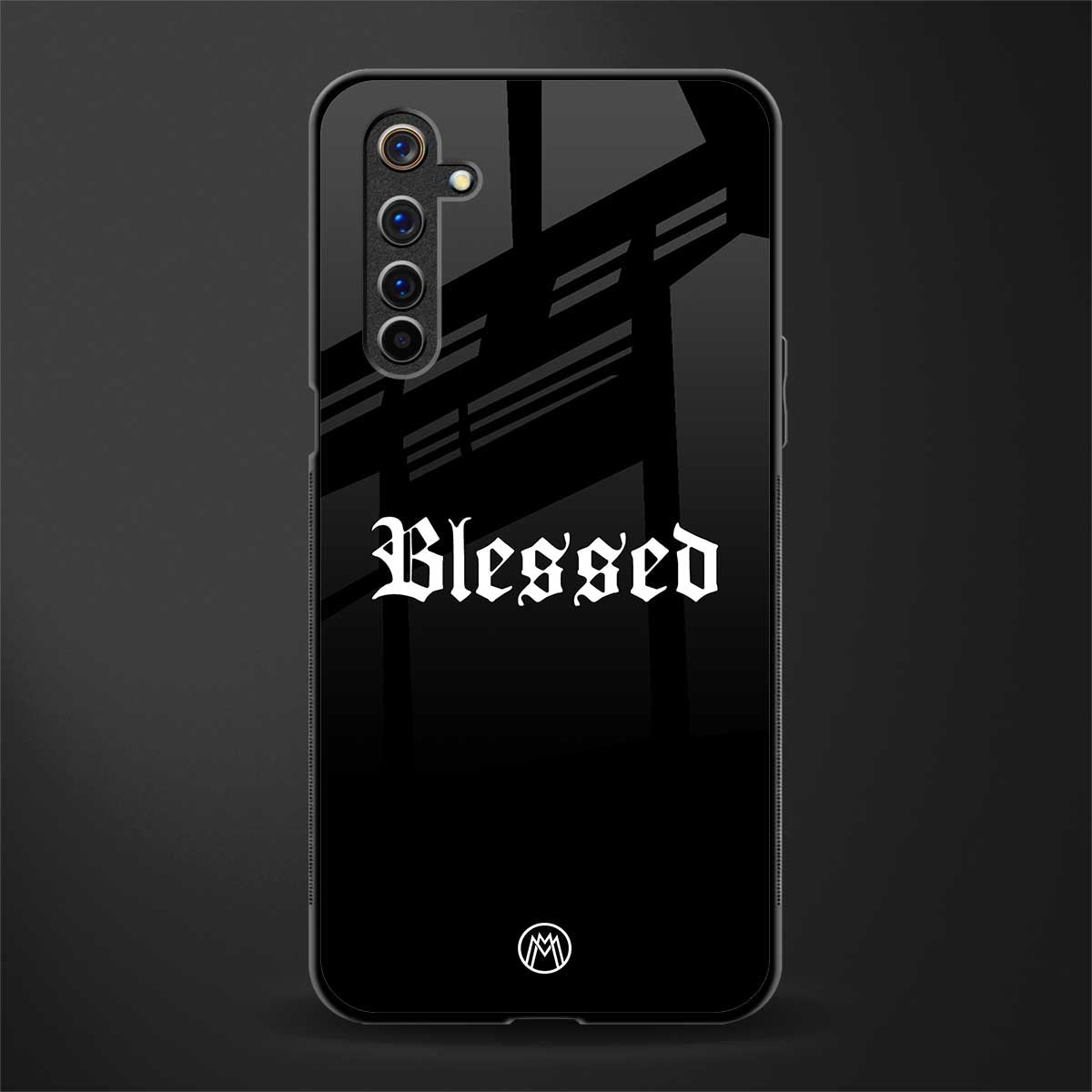 blessed glass case for realme 6 image