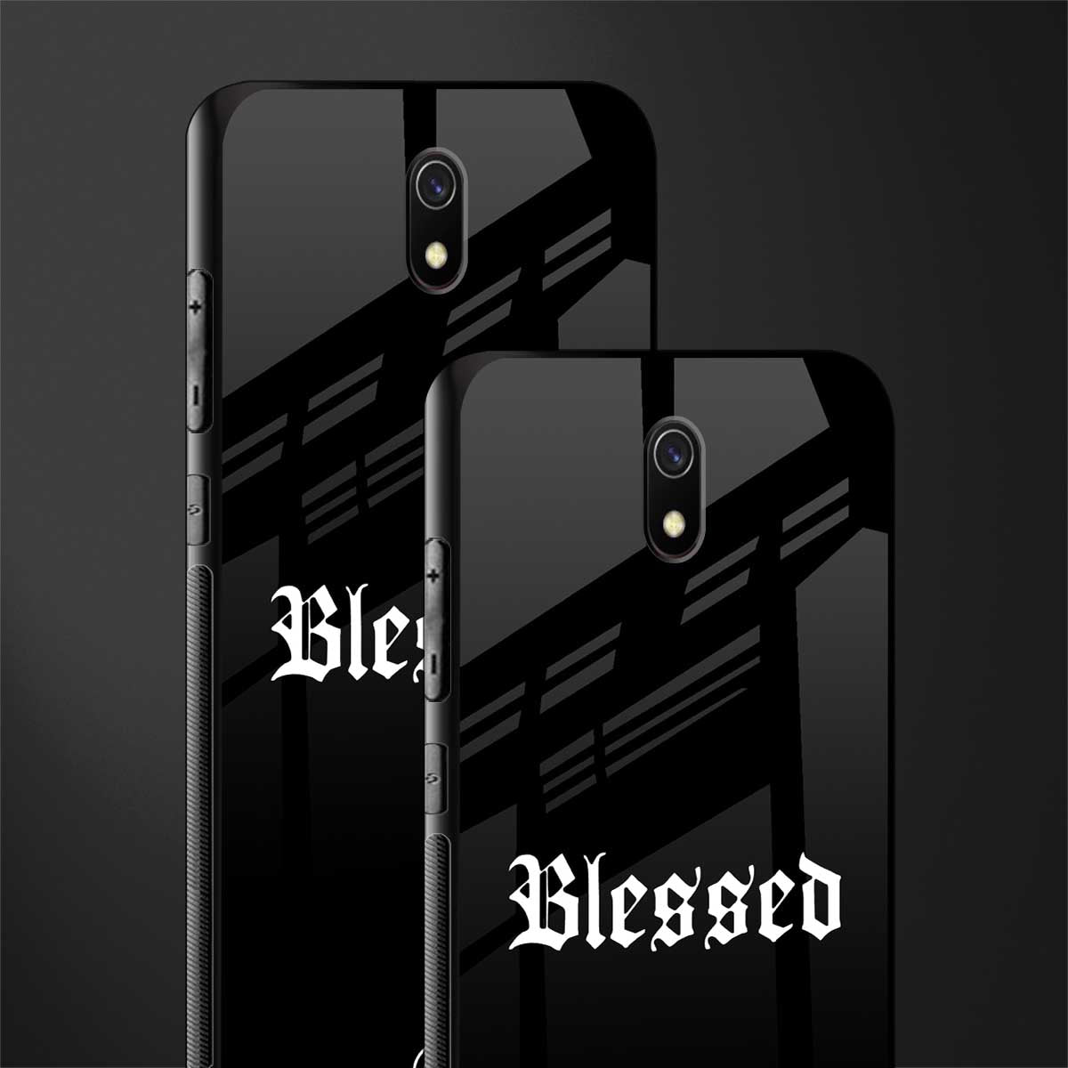 blessed glass case for redmi 8a image-2