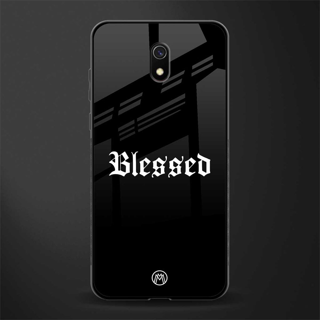 blessed glass case for redmi 8a image