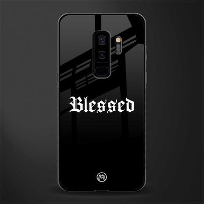 blessed glass case for samsung galaxy s9 plus image