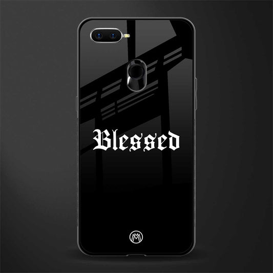 blessed glass case for oppo a7 image
