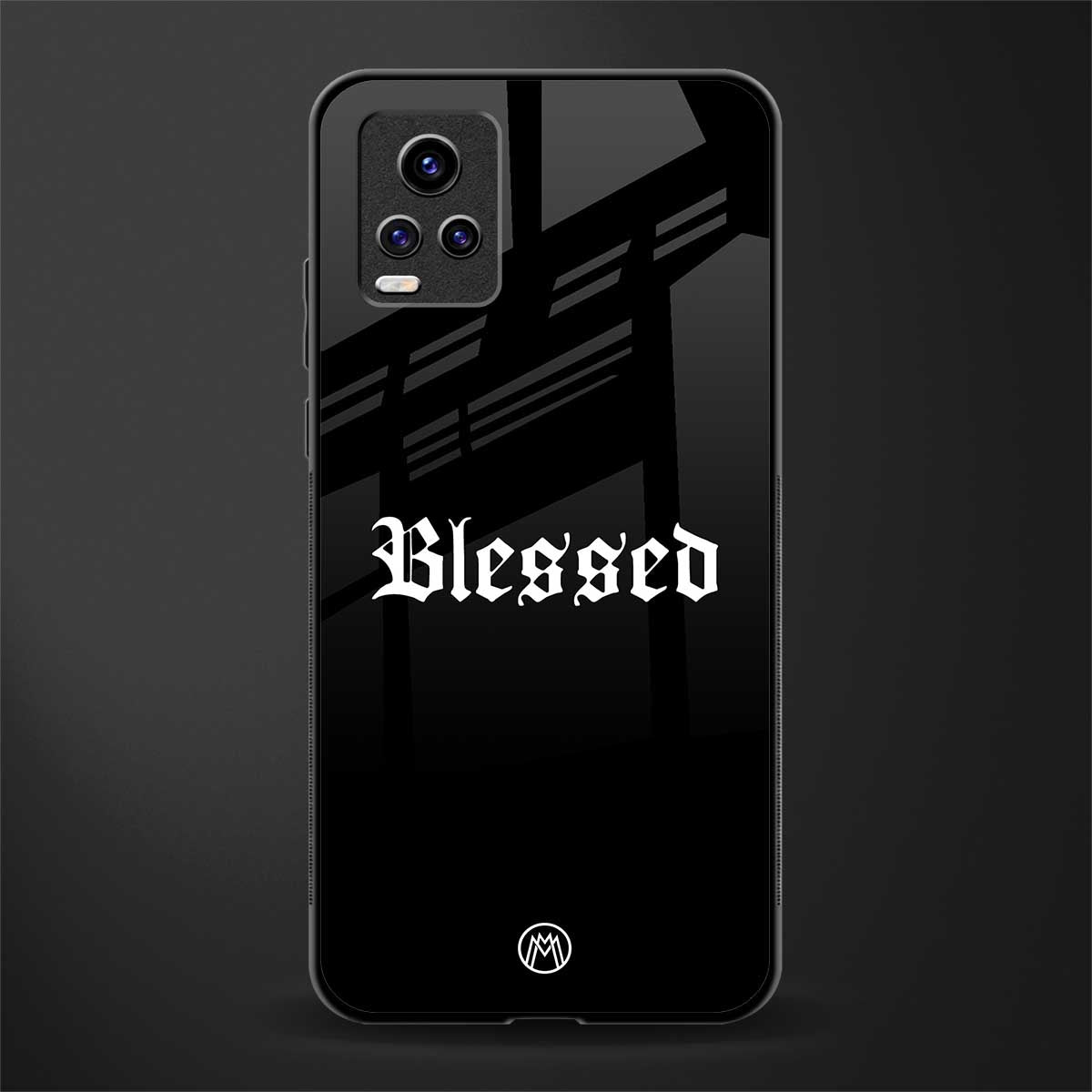 blessed back phone cover | glass case for vivo y73