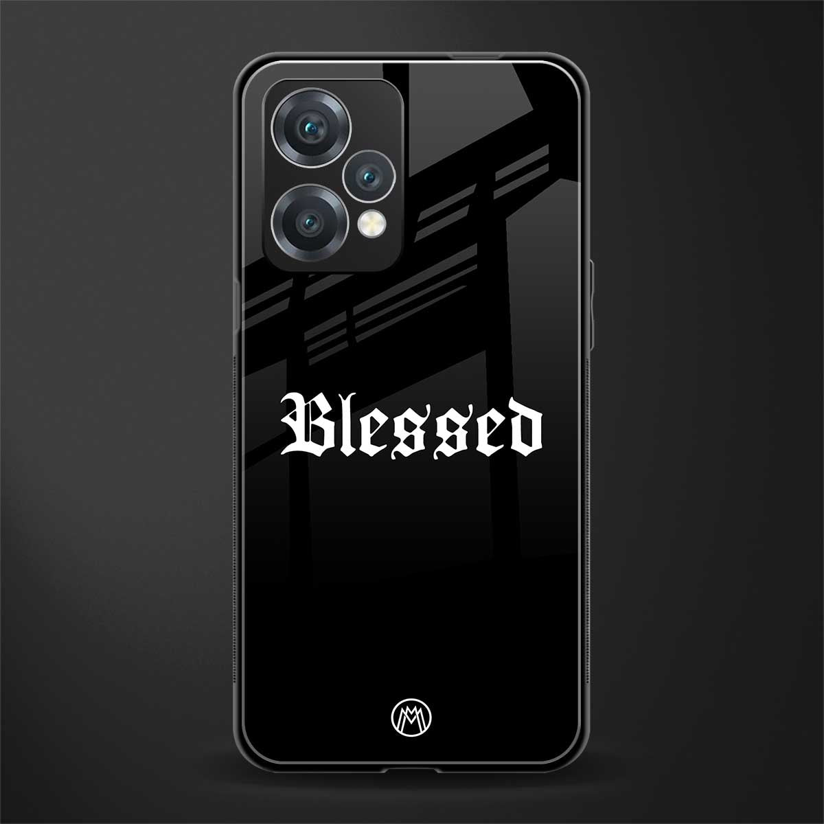 blessed back phone cover | glass case for realme 9 pro 5g