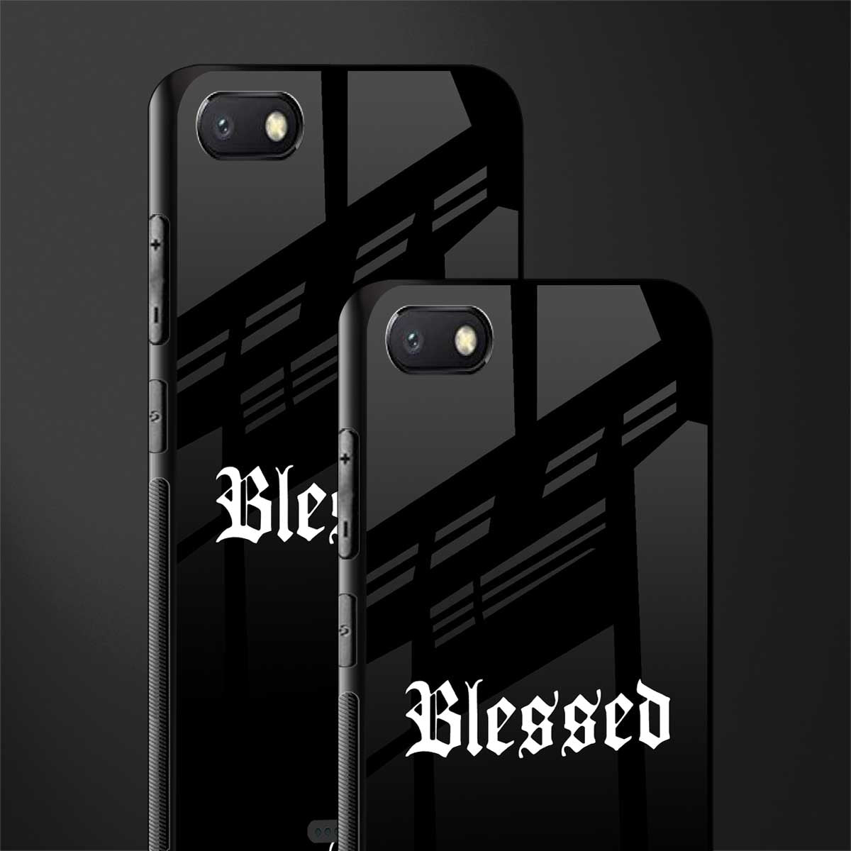 blessed glass case for redmi 6a image-2