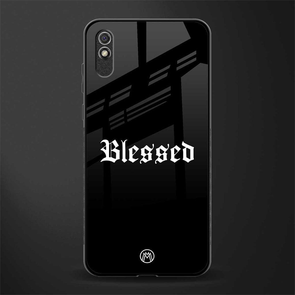 blessed glass case for redmi 9a image