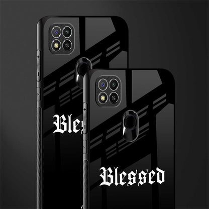 blessed glass case for redmi 9c image-2