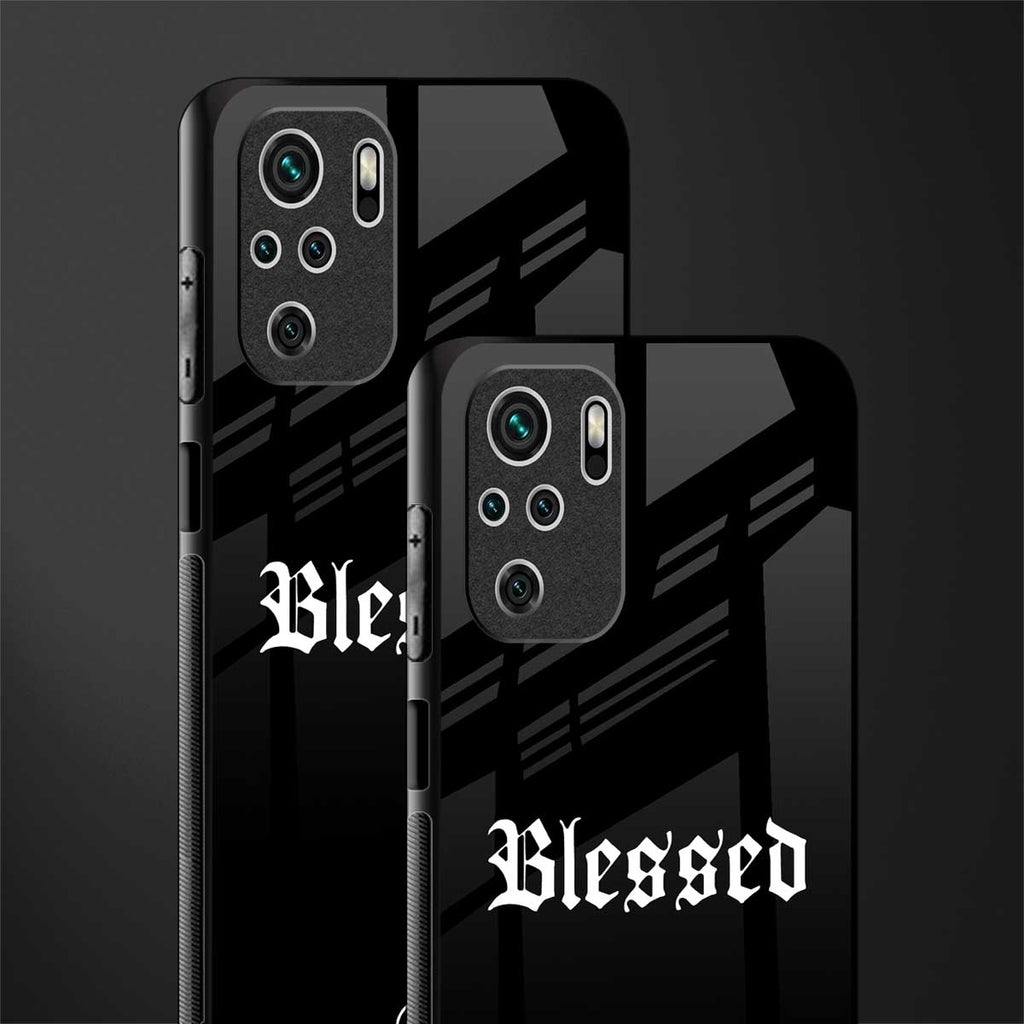 blessed glass case for redmi note 10 image-2