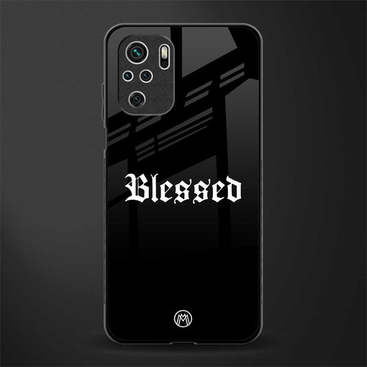 blessed glass case for redmi note 10 image