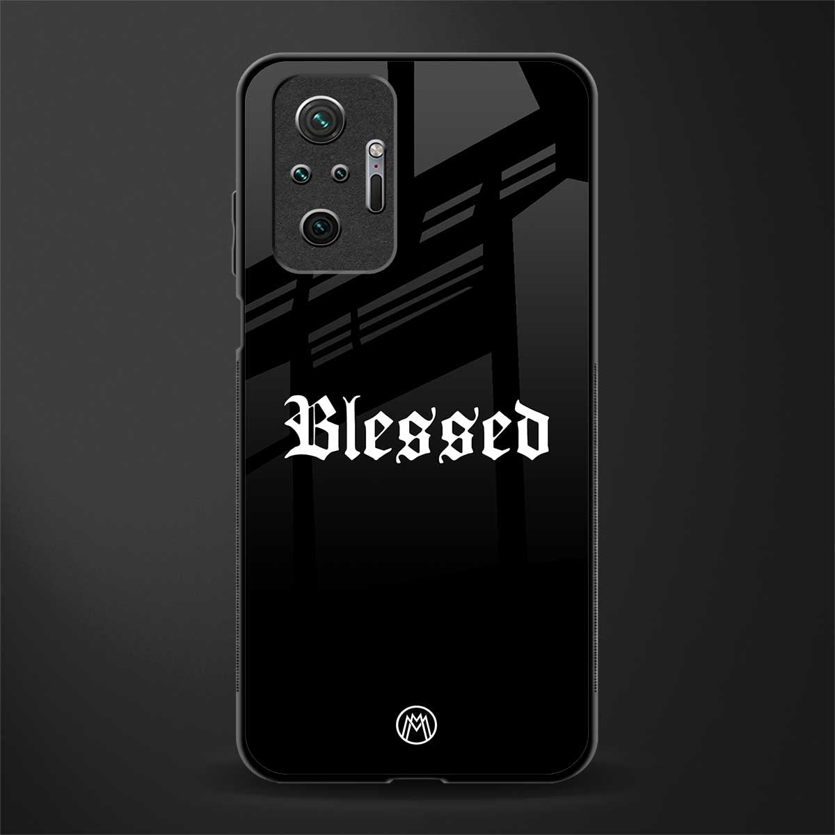 blessed glass case for redmi note 10 pro image