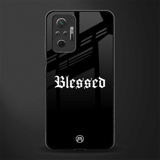 blessed glass case for redmi note 10 pro image