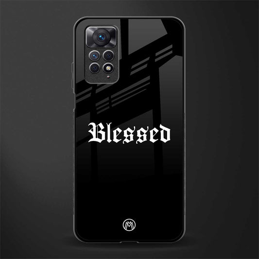 blessed back phone cover | glass case for redmi note 11 pro plus 4g/5g