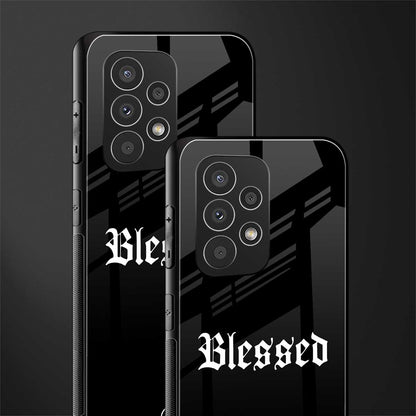 blessed back phone cover | glass case for samsung galaxy a53 5g