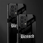 blessed back phone cover | glass case for samsung galaxy a13 4g