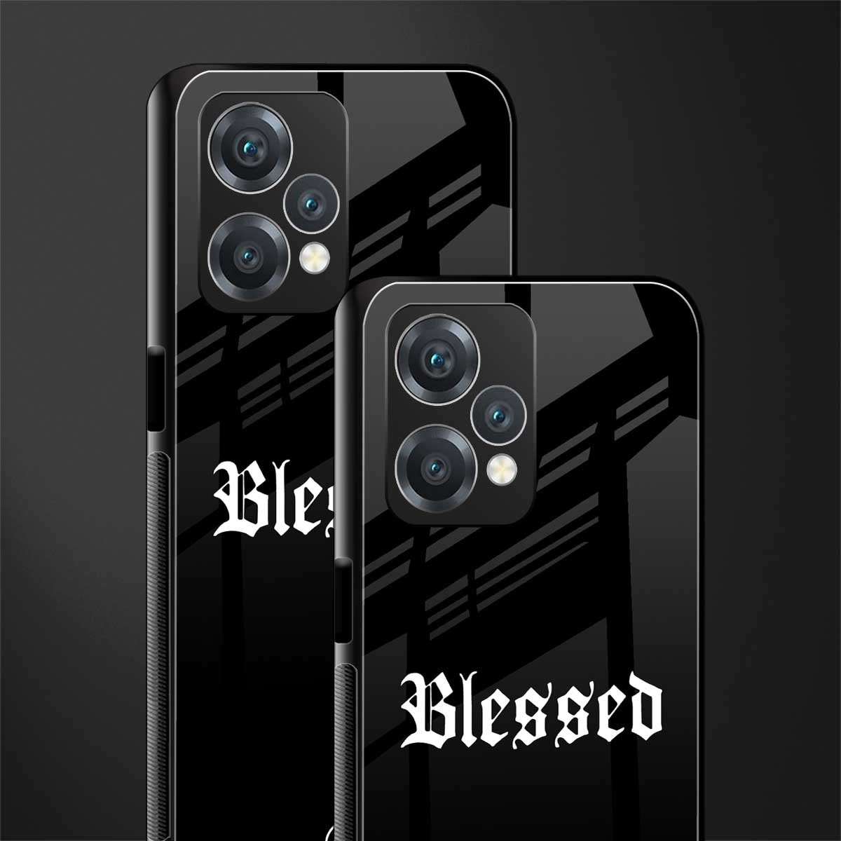 blessed back phone cover | glass case for oneplus nord ce 2 lite 5g