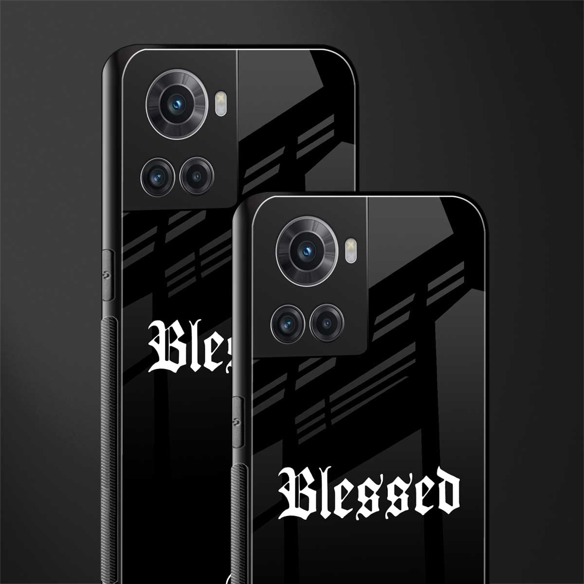 blessed back phone cover | glass case for oneplus 10r 5g
