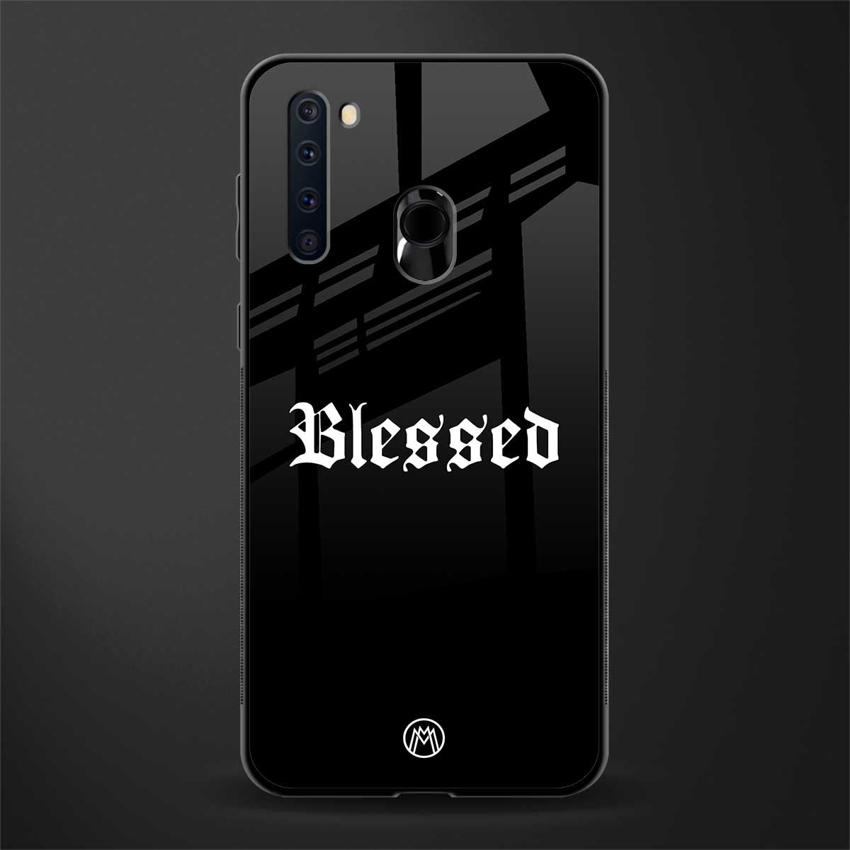 blessed glass case for samsung a21 image