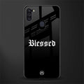 blessed glass case for samsung a11 image