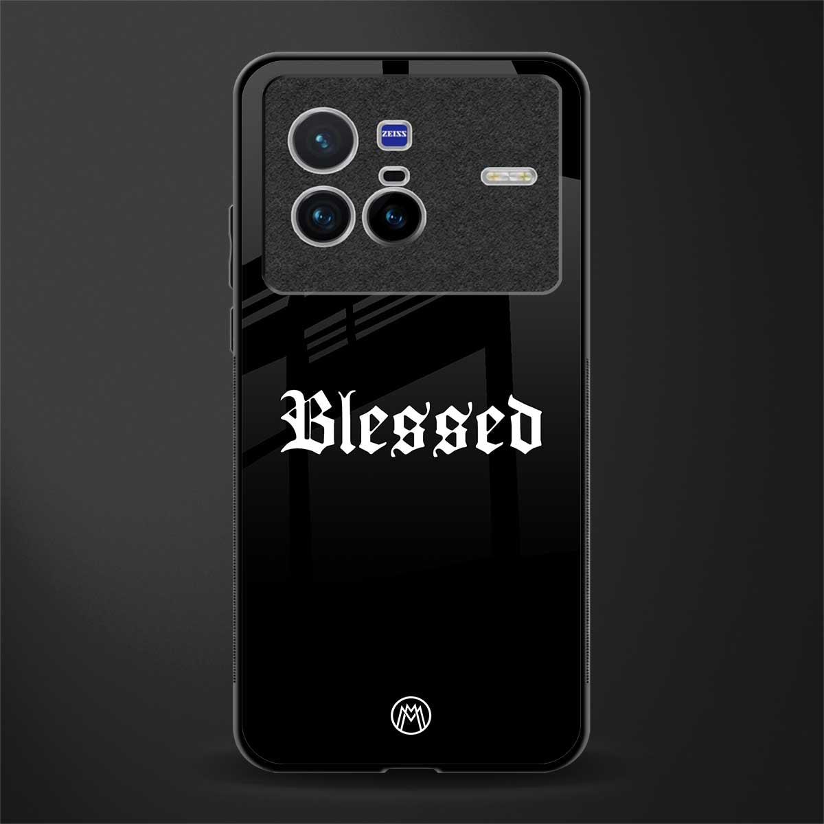 blessed glass case for vivo x80 image