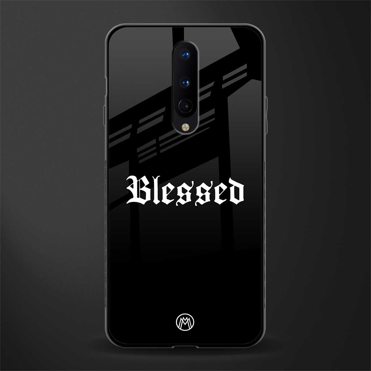 blessed glass case for oneplus 8 image