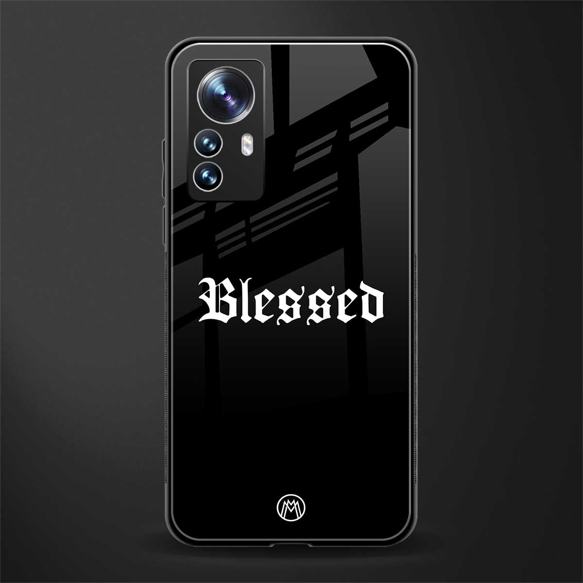 blessed back phone cover | glass case for xiaomi 12 pro