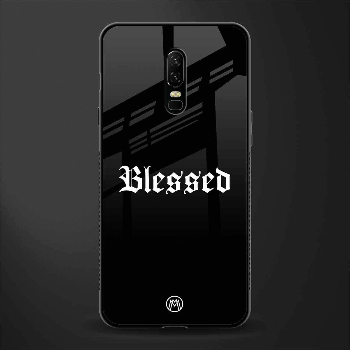 blessed glass case for oneplus 6 image