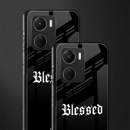 blessed back phone cover | glass case for vivo y16