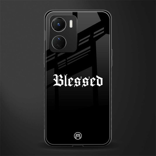 blessed back phone cover | glass case for vivo y16