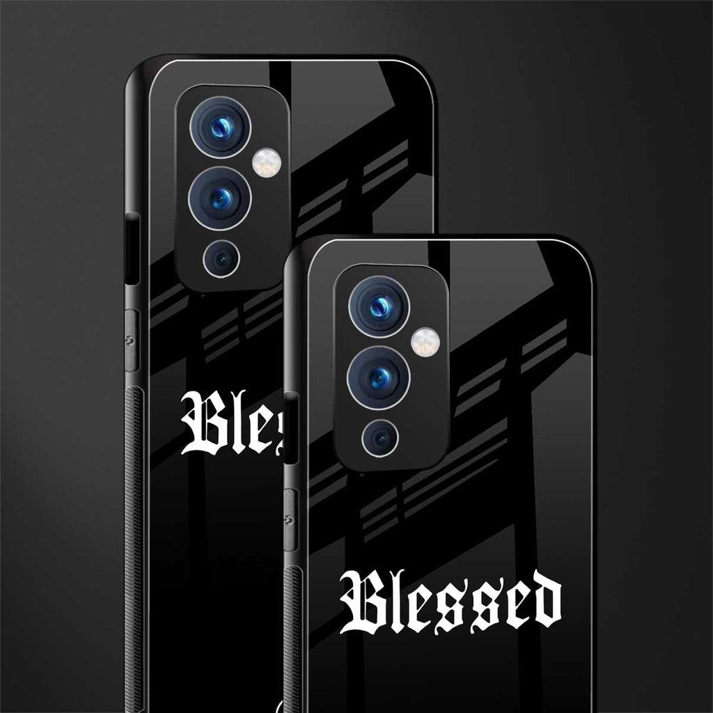 blessed back phone cover | glass case for oneplus 9