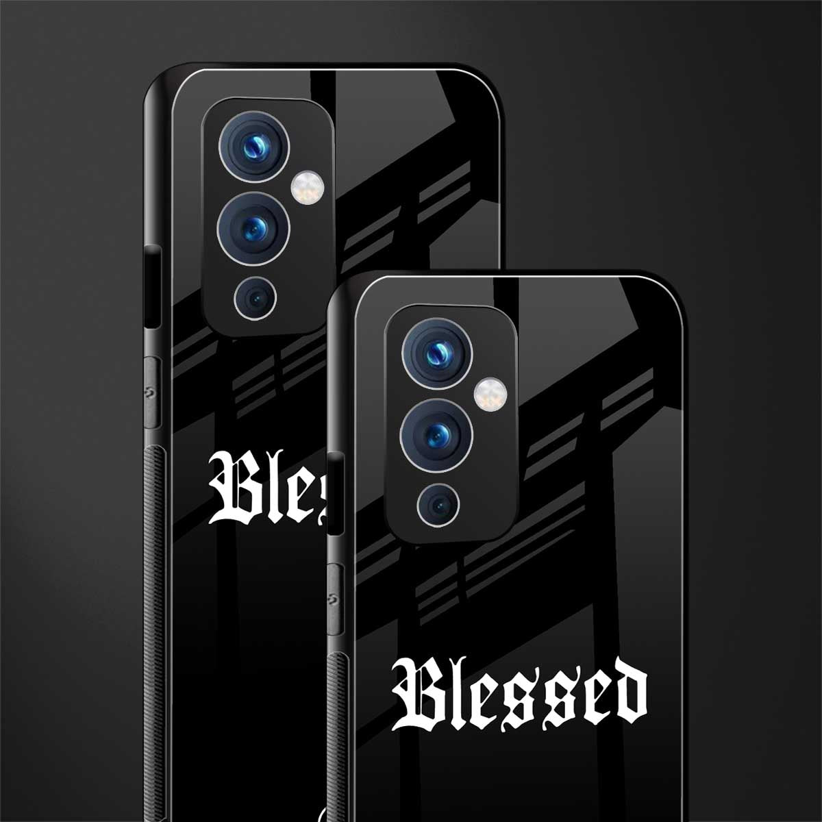blessed back phone cover | glass case for oneplus 9