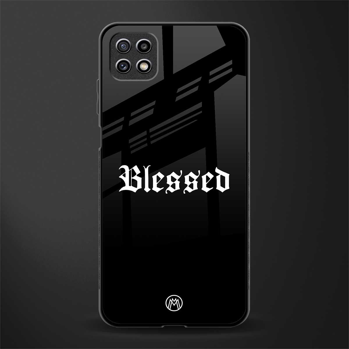 blessed back phone cover | glass case for samsung galaxy f42