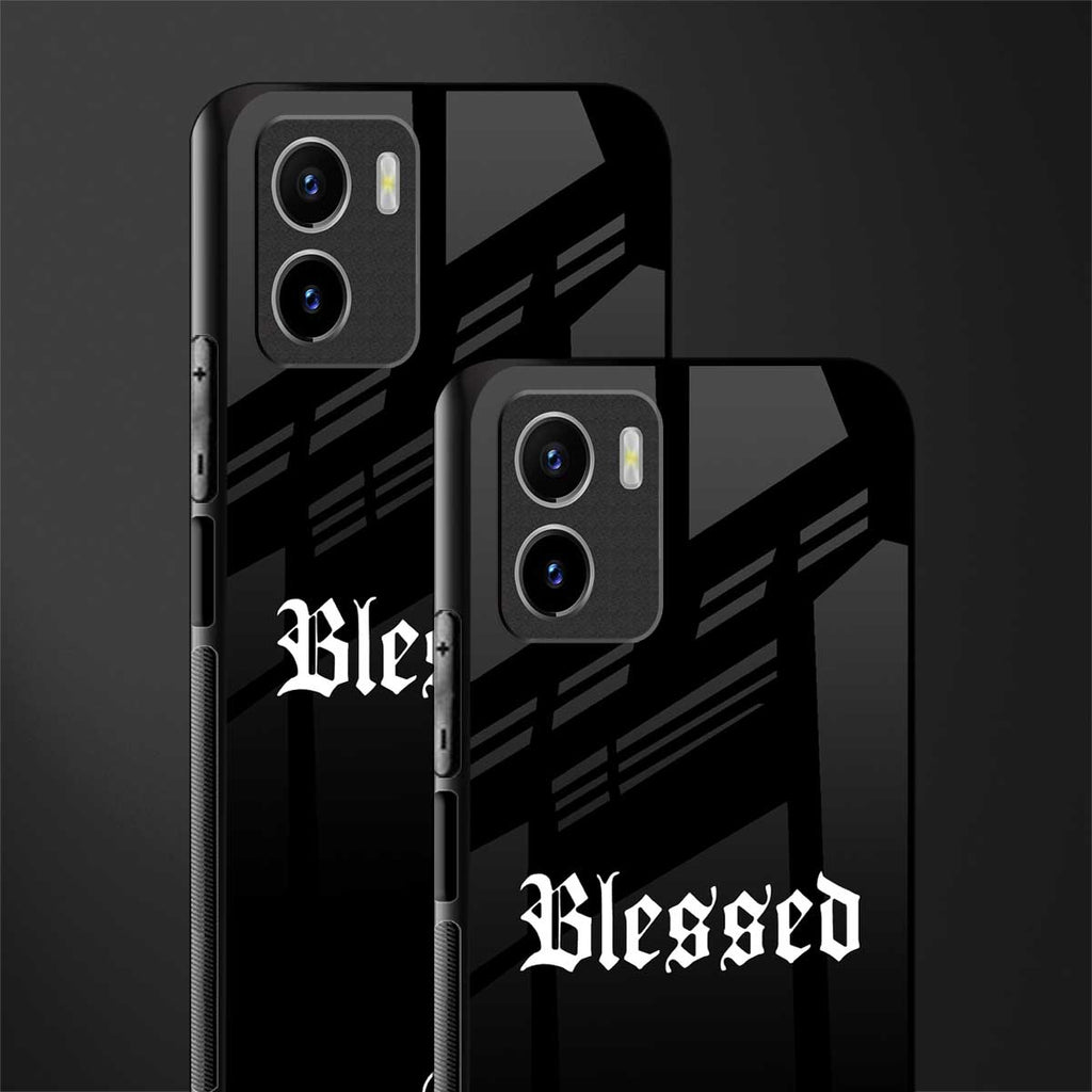 blessed back phone cover | glass case for vivo y72