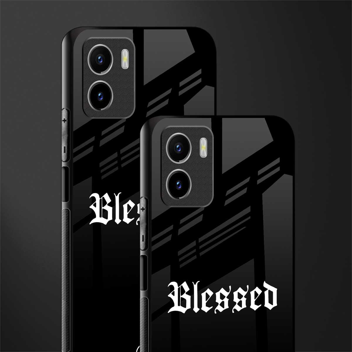 blessed back phone cover | glass case for vivo y72