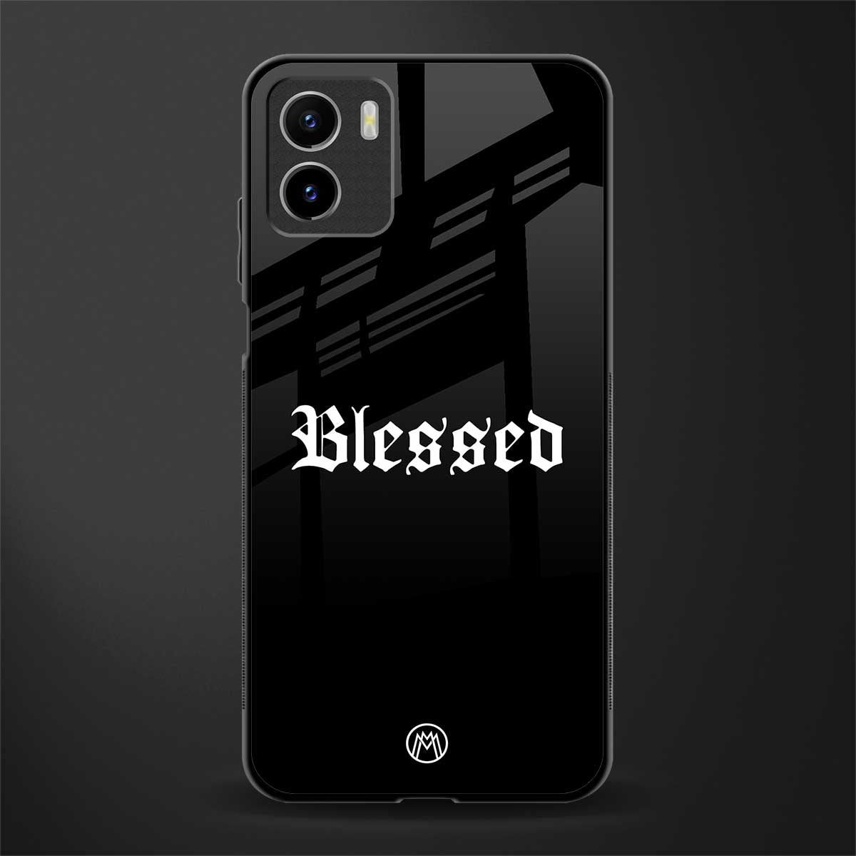 blessed back phone cover | glass case for vivo y72
