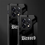blessed back phone cover | glass case for oneplus 11