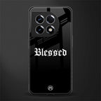 blessed back phone cover | glass case for oneplus 11