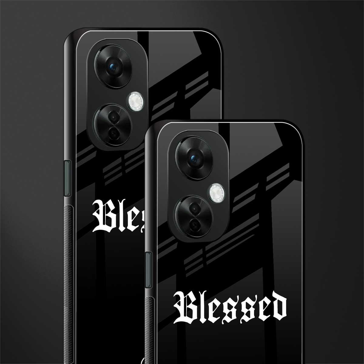 blessed back phone cover | glass case for oneplus nord ce 3 lite