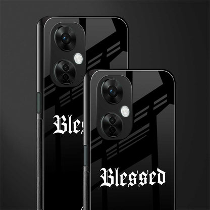 blessed back phone cover | glass case for oneplus nord ce 3 lite