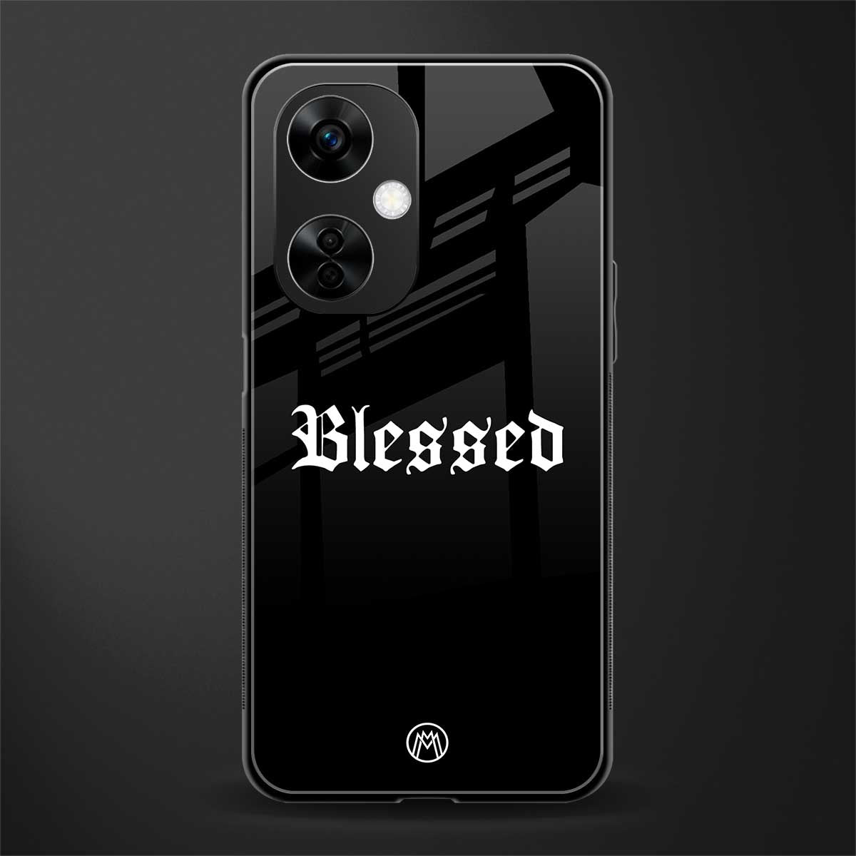 blessed back phone cover | glass case for oneplus nord ce 3 lite