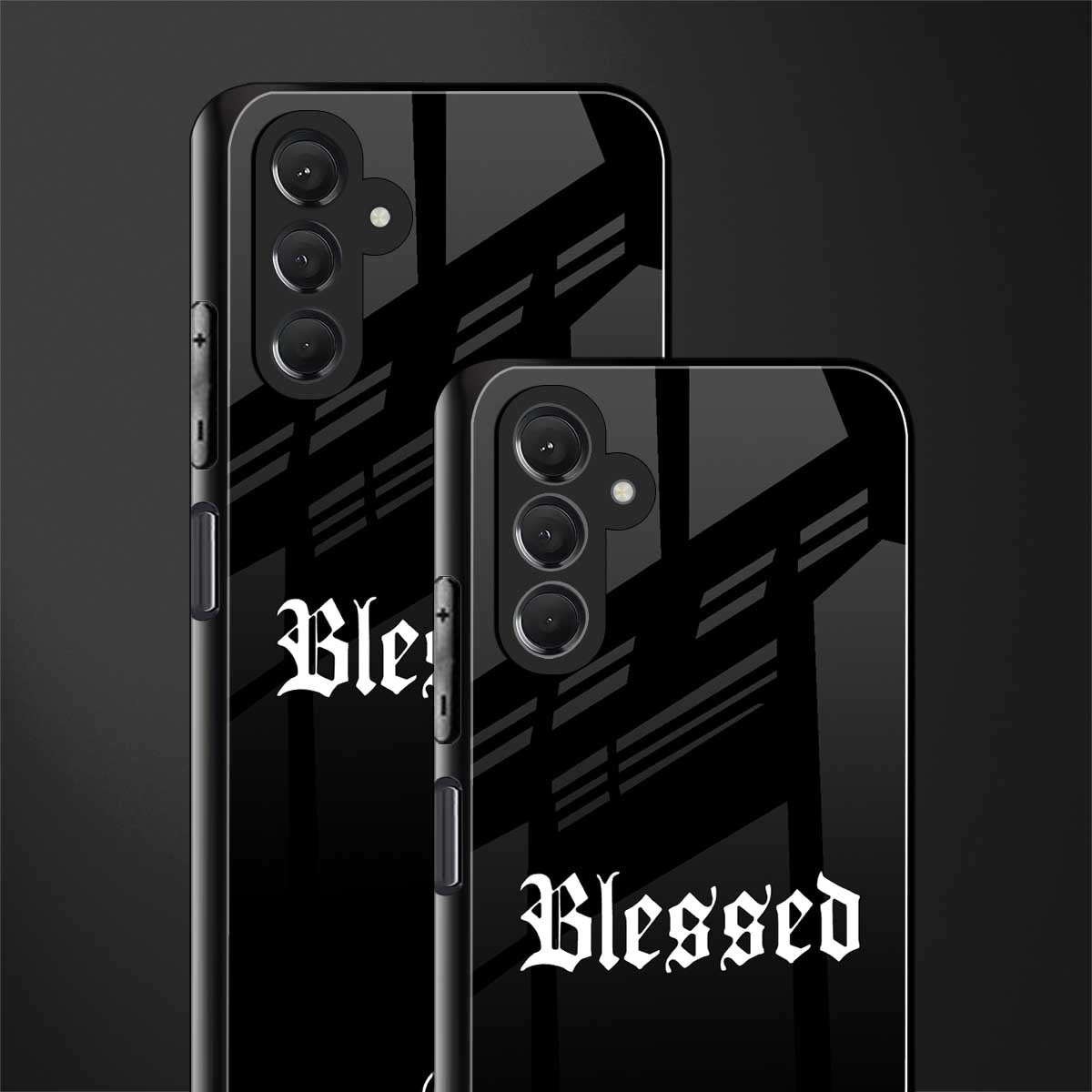 blessed back phone cover | glass case for samsun galaxy a24 4g