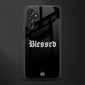blessed back phone cover | glass case for samsun galaxy a24 4g
