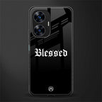 blessed back phone cover | glass case for realme c55
